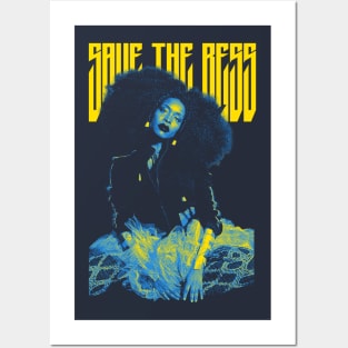 Badu Bootleg Light Blue Posters and Art